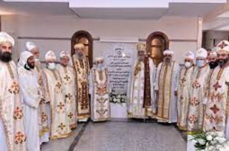 صور.. تدشين كنيسة العذراء والأنبا بيشوى بالكاتدرائية المرقسية