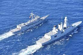 القوات البحرية المصرية والفرنسية تنفذان تدريباً بحرياً عابراً في البحر الأحمر بنطاق الأسطول الجنوبي