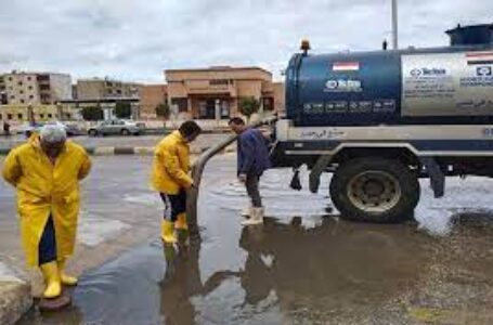 وزارة الإسكان تكشف جهود «الطوارئ» في التعامل مع آثار مياه الأمطار بالمدن الجديدة