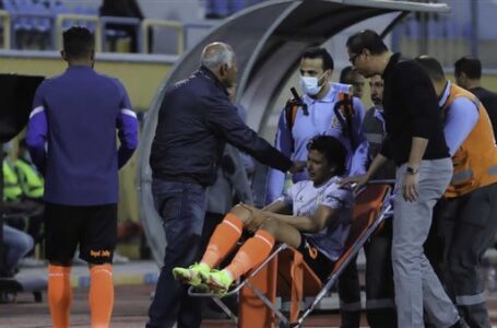 بعد سقوطه في مباراة الإسماعيلي إصابة عمرو جمال بقطع في الرباط الصليبي
