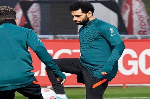 الظهور الأول لمحمد صلاح في تدريبات ليفربول