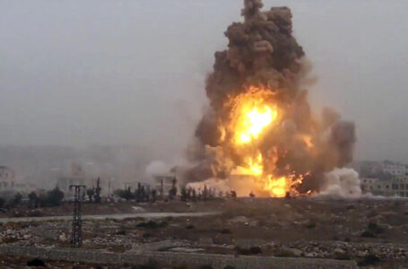 انفجار ضخم يهز مدينة خاركيف الأوكرانية (فيديو)