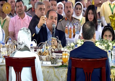 تصريحات هامة للرئيس السيسي أثناء احتفالية عيد الفطر المبارك