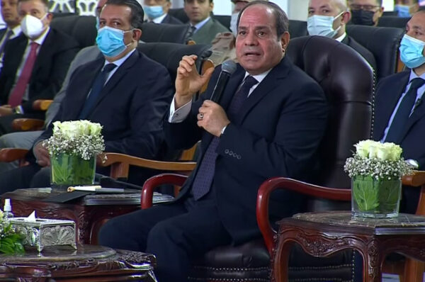 الرئيس السيسي يعلن بنيره حاده حصة مصر من المياه ثابتة منذ 100عام