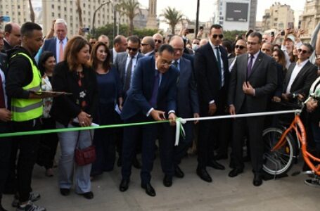 تدشين المرحلة الأولى لمشروع كايرو بايك بالقاهرة بحضور رئيس الوزراء