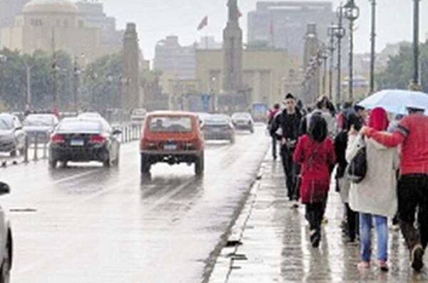 الأرصاد انخفاض درجات الحرارة وأمطار على 9 مدن منهم القاهرة