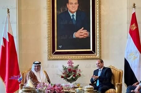 “السيسي يرحّب بولي عهد البحرين ويُثمن عمق العلاقات الأخوية”